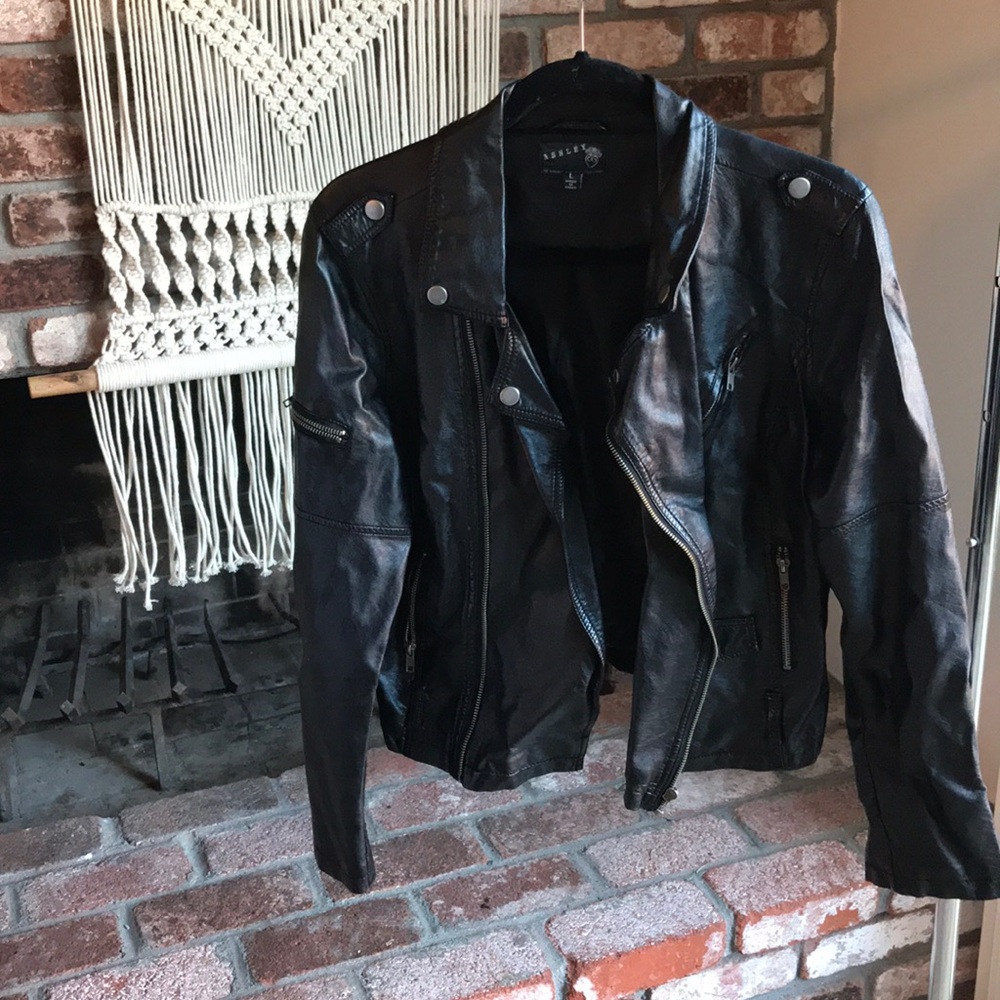 Ashley Pleather Moto Jacket